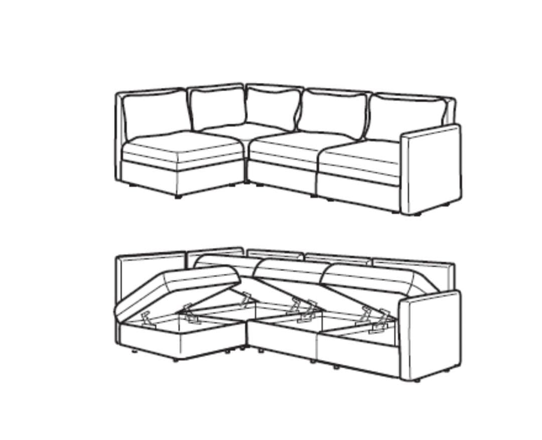 IKEA ソファー　/ VALLENTUNA ヴァレントゥナ