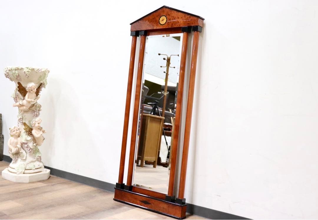 GMGN163B○イタリア製 最高級 鏡 ウォールミラー 姿見 壁掛け式 バー