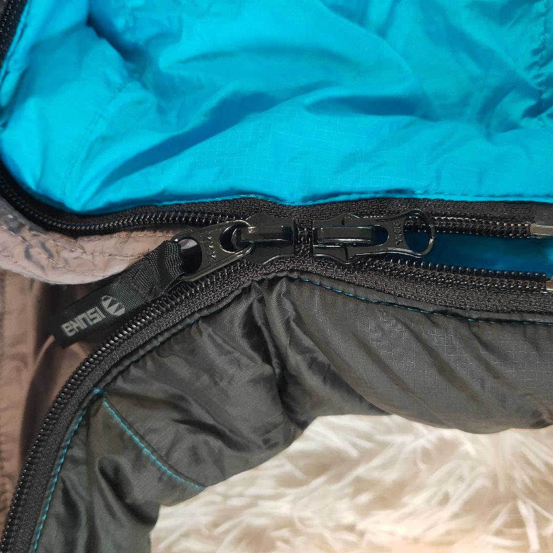 ISUKAアルファライト 1300EX シュラフ 寝袋 ブルー ウィンターモデル