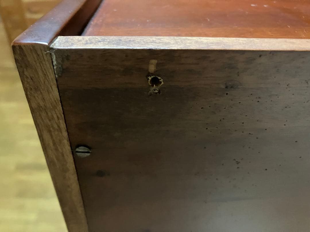 アンティークデスク プレート刻印有り逸品