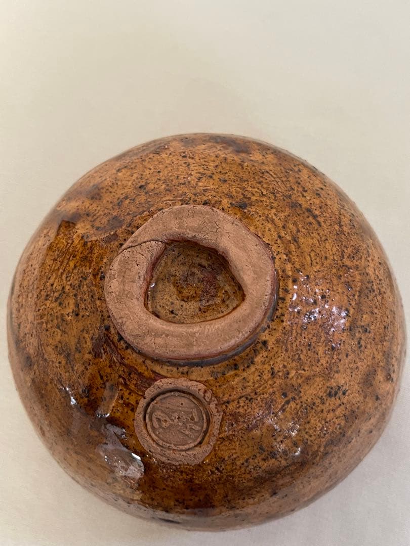 本物保証　出口王仁三郎　茶碗　耀盌 口径12.5cm 高さ8.5cm