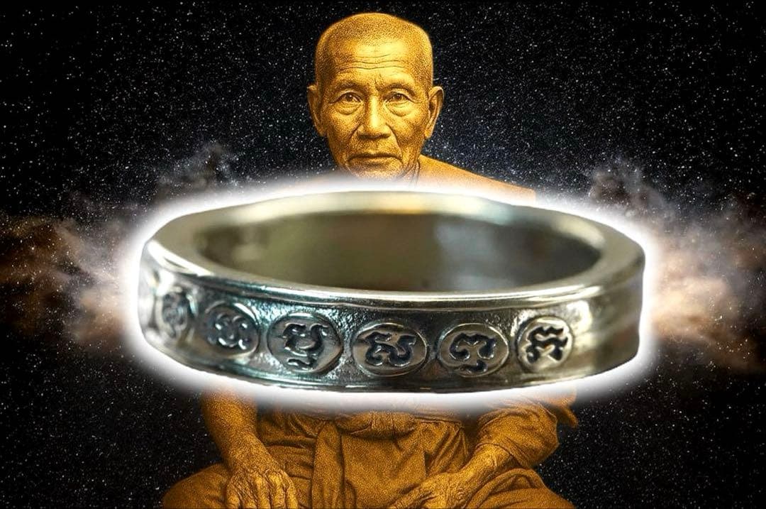 九文字マントラリング　コン師の霊徳を継ぐ  プラクルアン　リング　指輪　17号