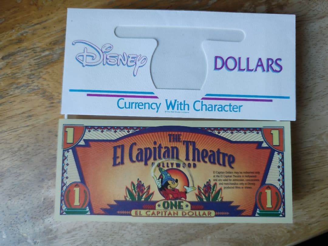 コレクター品 Disney ドル紙幣 発行終了品 レア ディズニーダラー $