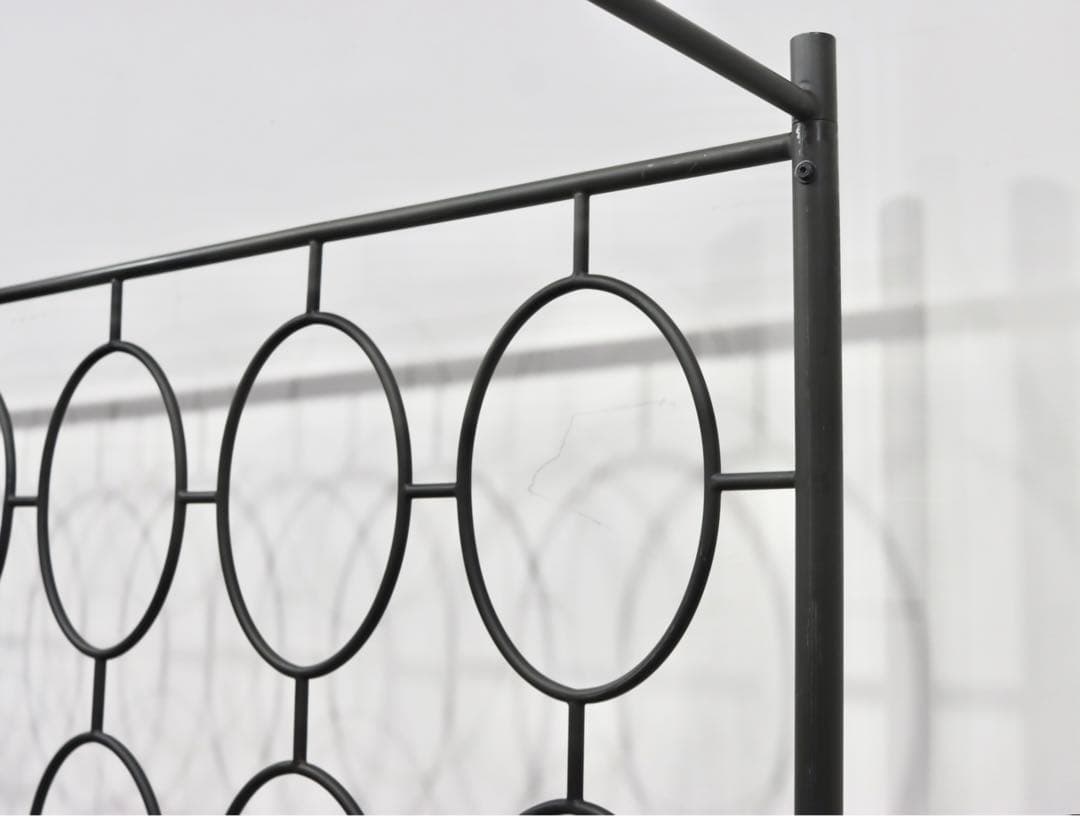 ウエストエルム　メタル　キャノピーベットフレーム　クイーン　直接引渡し限定