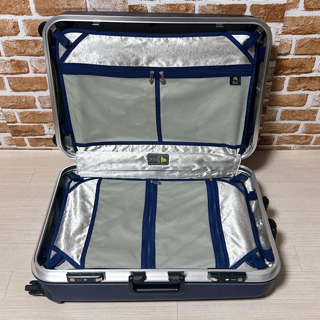 A.L.I キャリーケース　アジアラゲージ 容量約85L スーツケース　ブルー