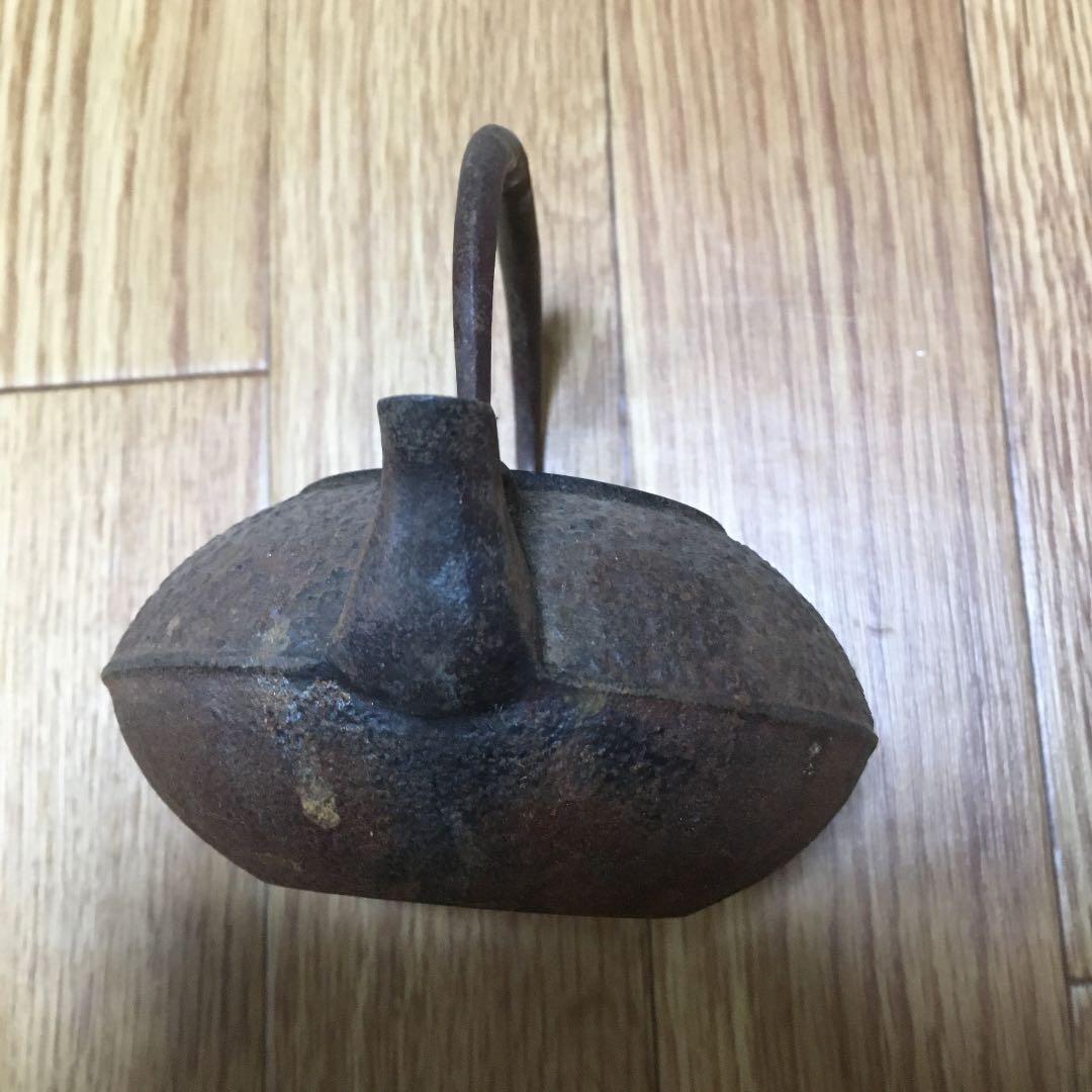 1005 鉄器 鉄瓶 小 花 桜 梅 ミニチュア その2