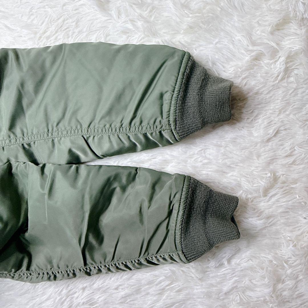 ✨美品✨ アビレックス MA-1 フライトジャケット 緑 Mサイズ　y2k 短丈