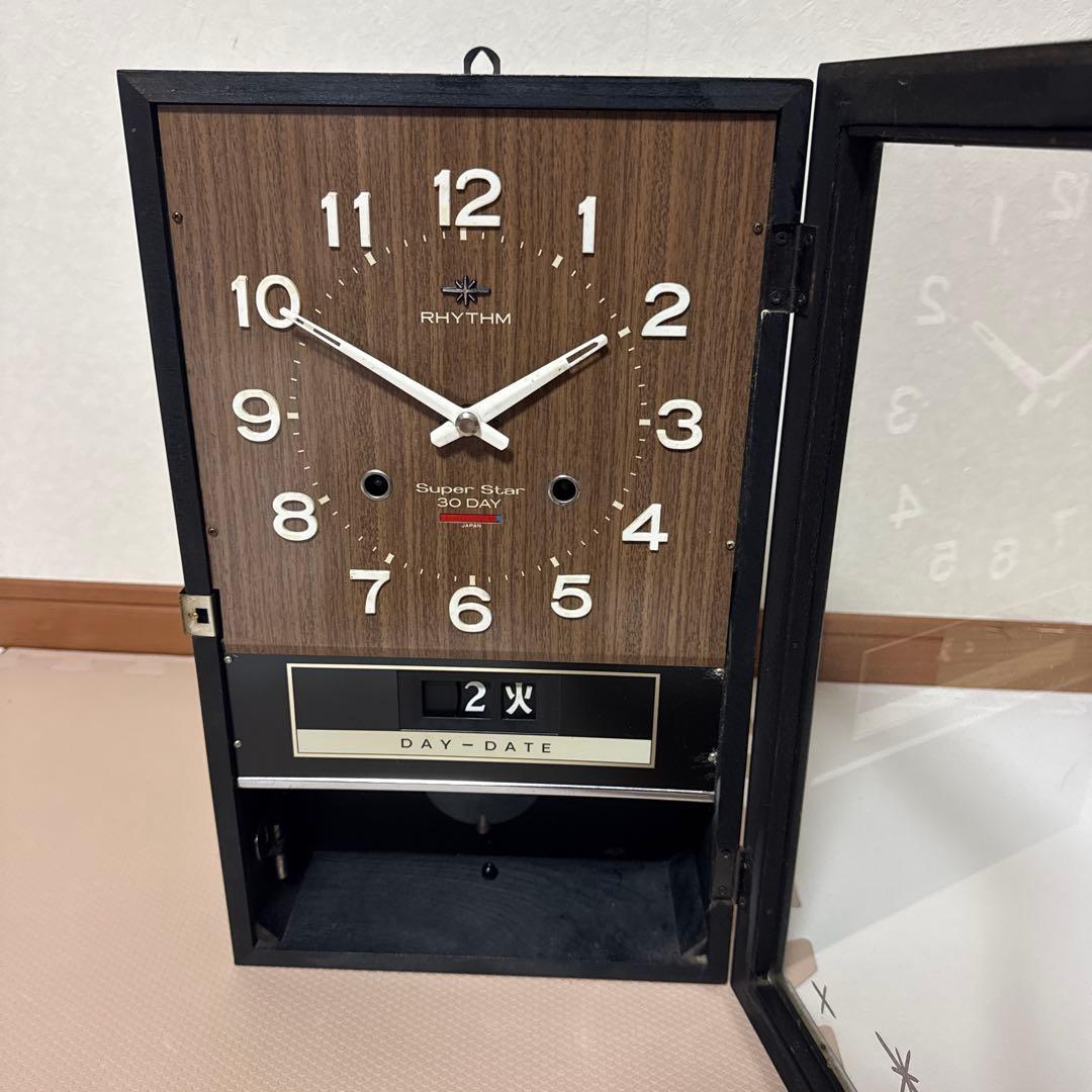 RHYTHM Super Star 30 Day 掛時計