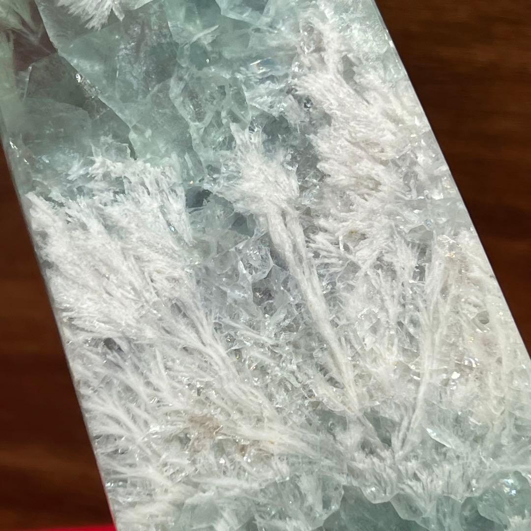 ✳️密集した神秘的な美麗フェザーと透明度✨エンジェルフェザー フローライト 天然石