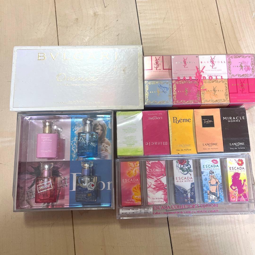 ccさま様香水セット BVLGARI Dior Lancôme Es未使用中古