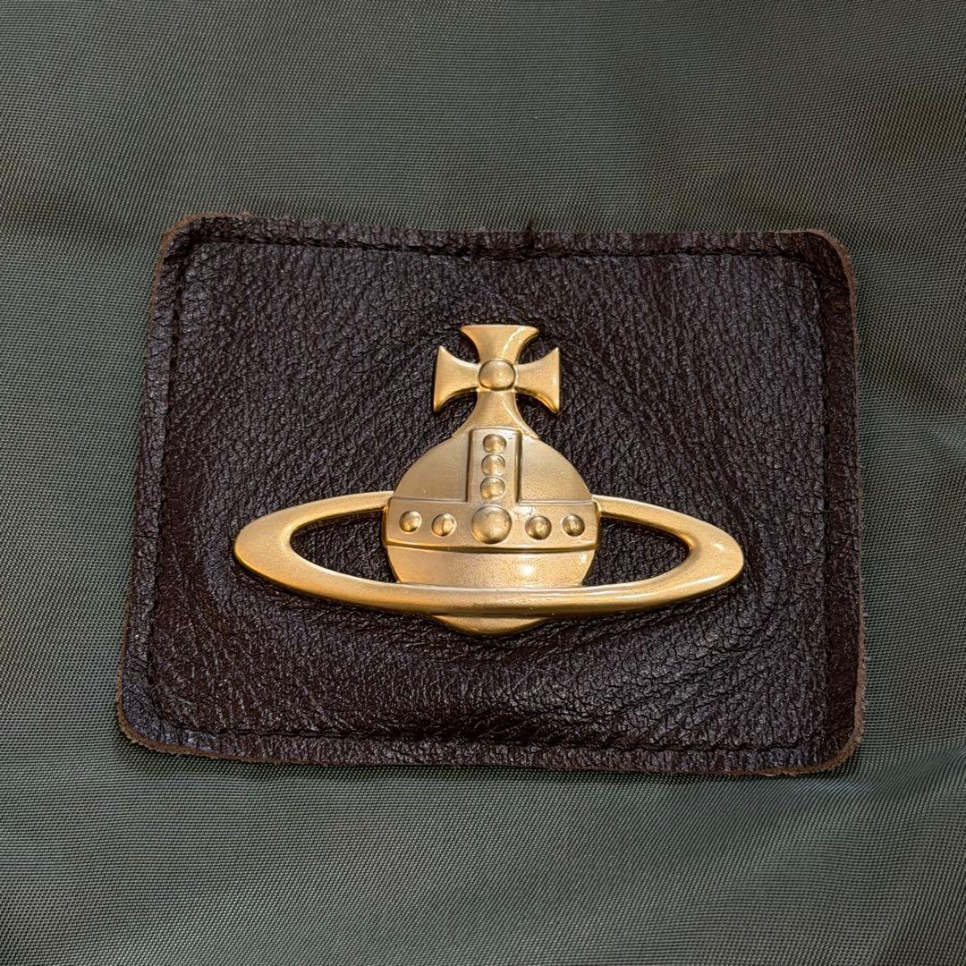 ヴィヴィアンウエストウッドマン　MA-1　ライダース　変形　アシメ　立体オーブ