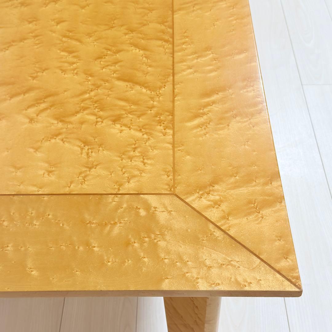 定価30万 IDC 大塚家具 スプレンダー バーズアイメープル リビングテーブル