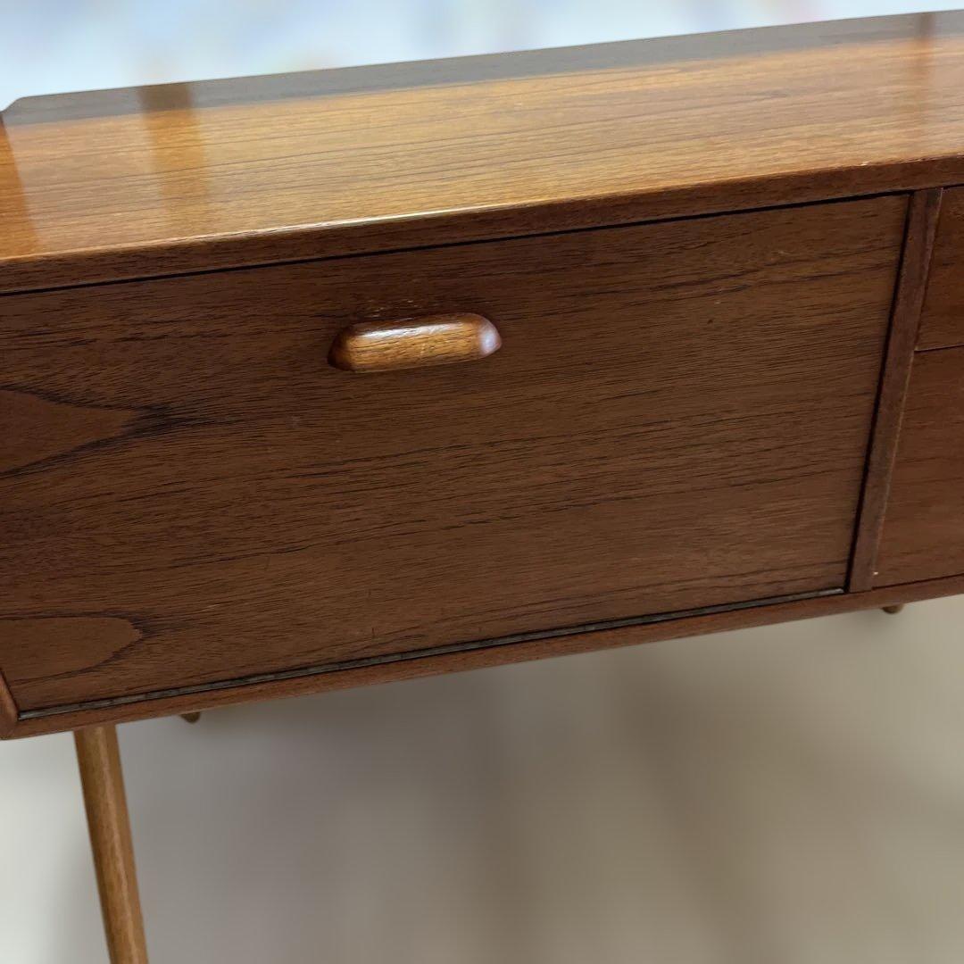 北欧ヴィンテージ　デンマーク製　チーク✖️オークドレッサー　鏡