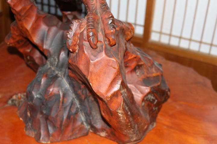 木彫り 鷲