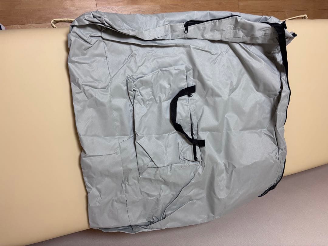 施術ベッド折りたたみベッド クリーム色 合成皮革