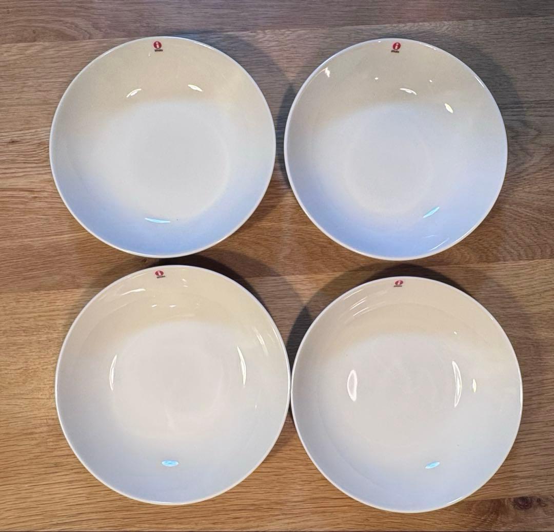 4枚セット イッタラ ティーマティーミ 22cm ディーププレート ittala