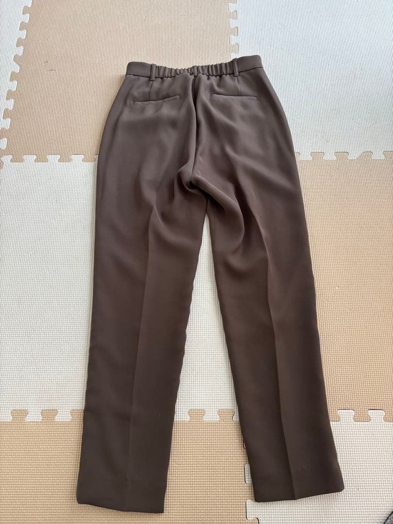 AOKI×Oggi★MEWORK ブラウン系2パンツスーツ7号