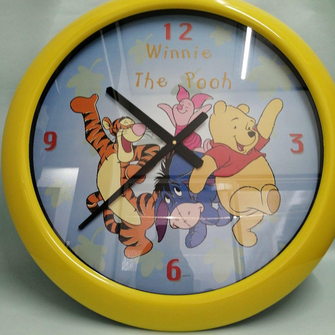 【非売品】くまのプーさん ビッグサイズ 掛け時計