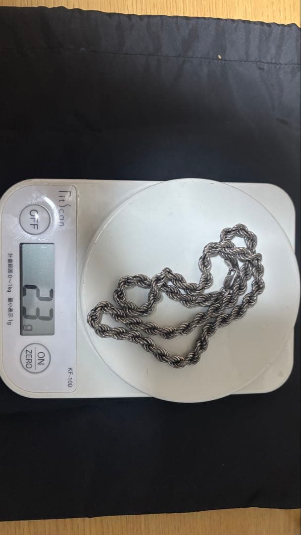 AVALANCHE シルバー925 ツイストチェーン ネックレス 約45cm