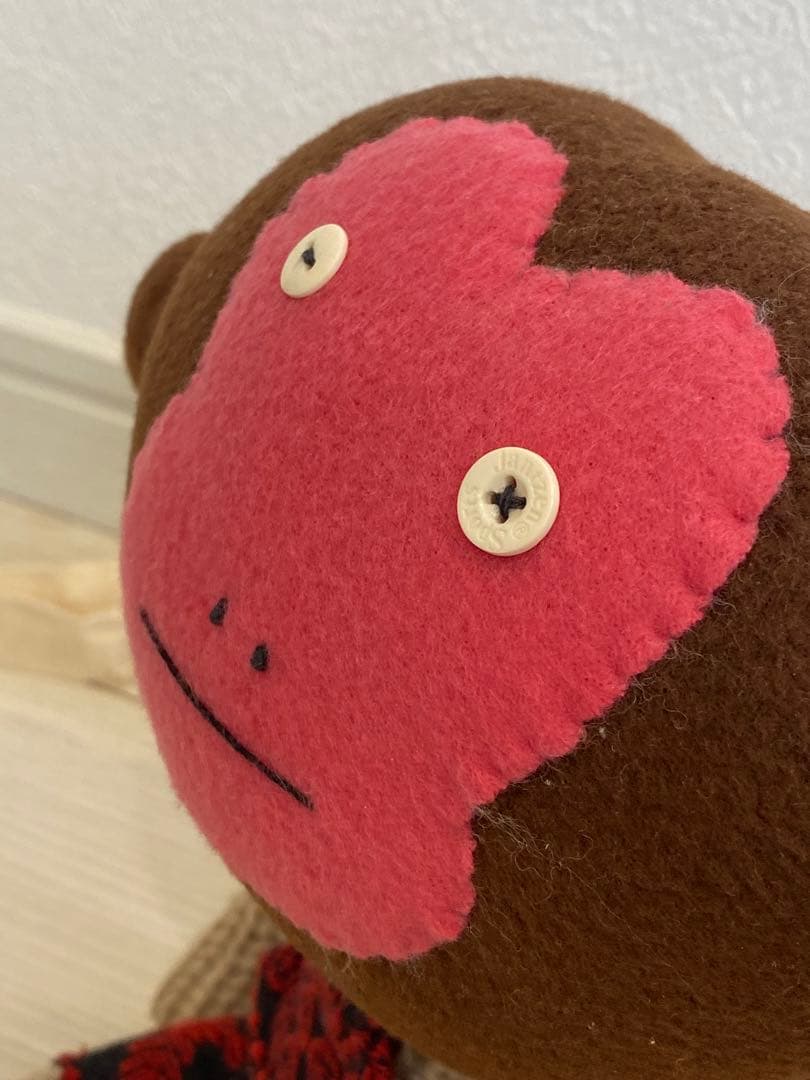 Miyu　ボビーダラス 超美品 お猿さん 手作り一点もの エコバッグ付