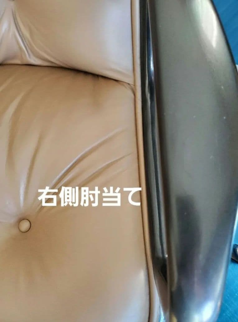 【専用】knoll ポロックチェア 4本脚 キャスター レザー本革オフィスチェア