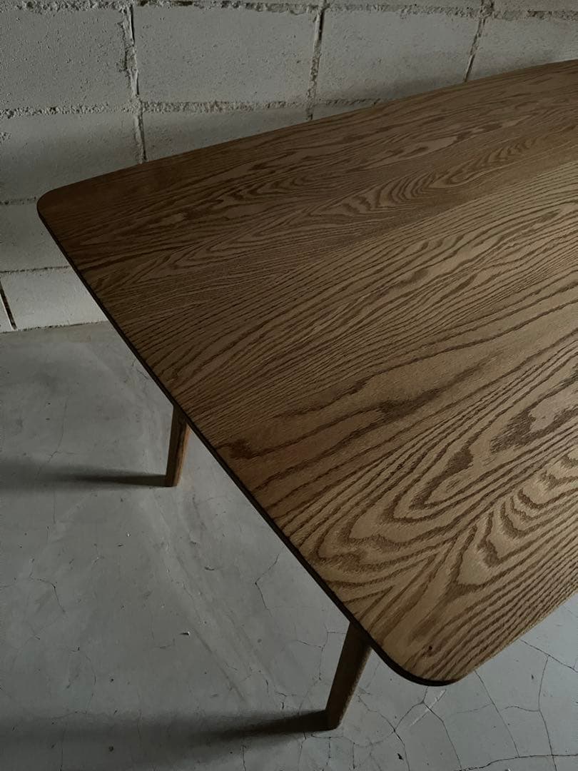 美品　MOMO natural モモナチュラル　オーク無垢材　ダイニングテーブル