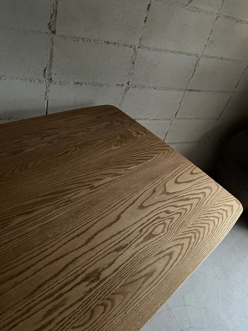 美品　MOMO natural モモナチュラル　オーク無垢材　ダイニングテーブル