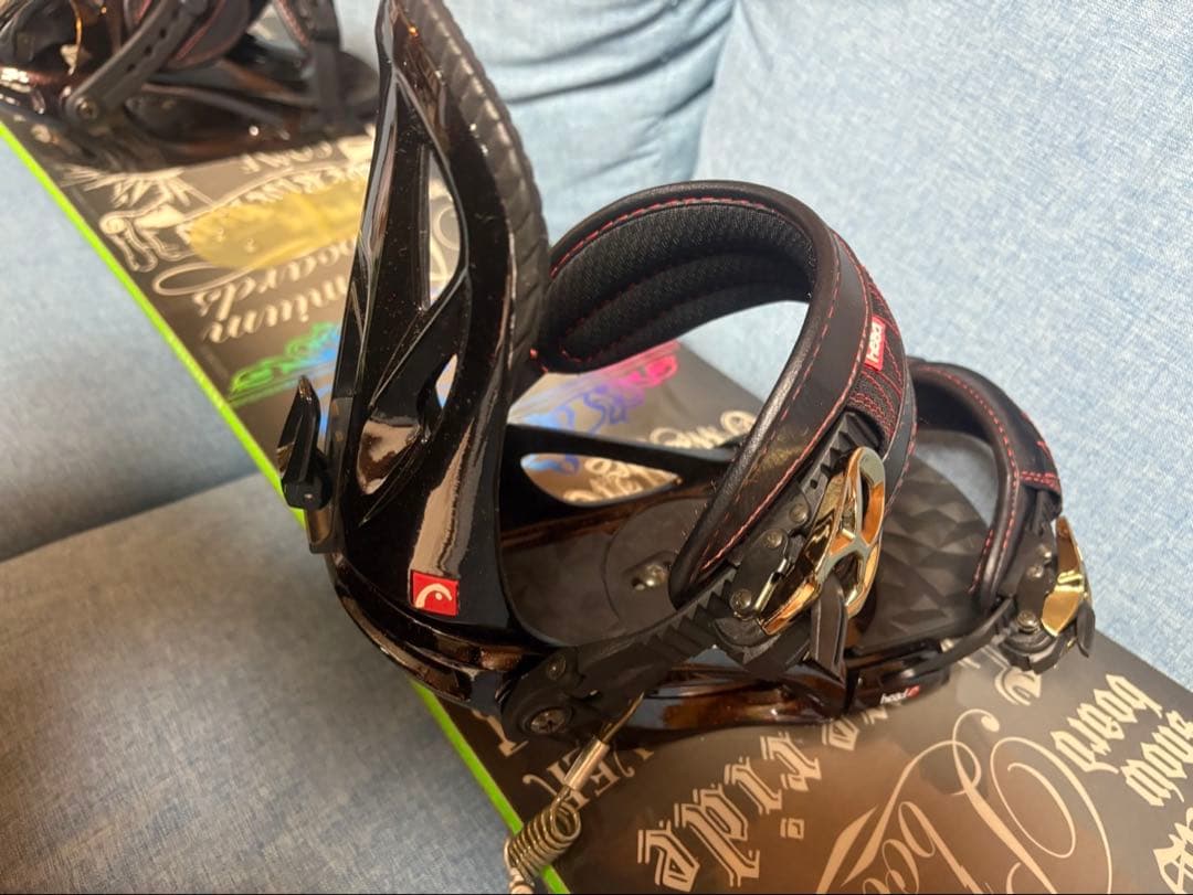 head スノーボード 160CM ブラック　背負えるバック付き　ベッド　dbs