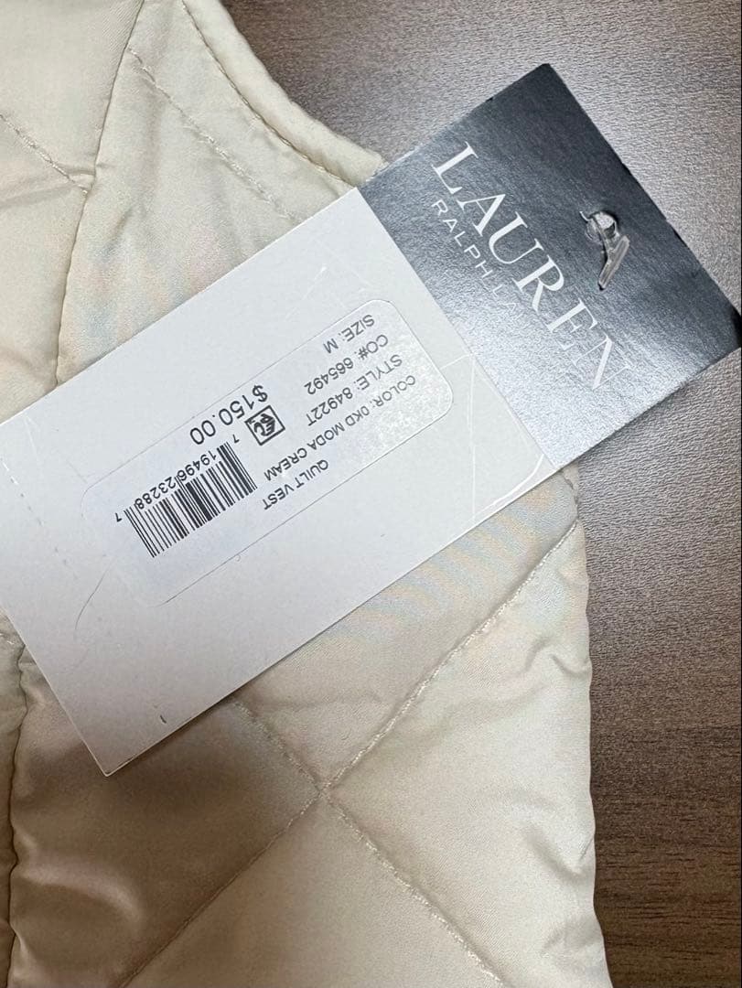 LAUREN RALPH LAUREN Mサイズ キルティングベスト