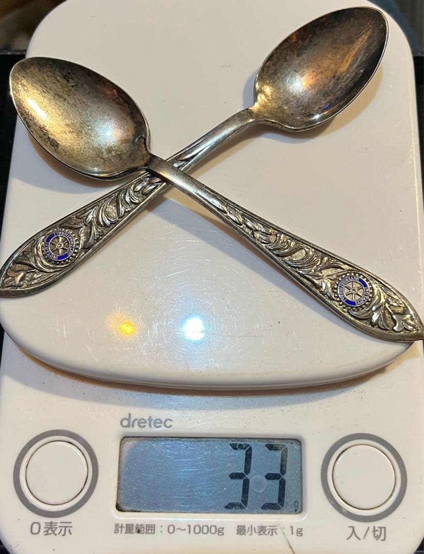 ビンテージシルバースプーン２本セット