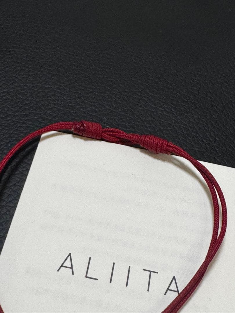 AliitaアリータCorazonコードブレスレット9Kイエローゴールド