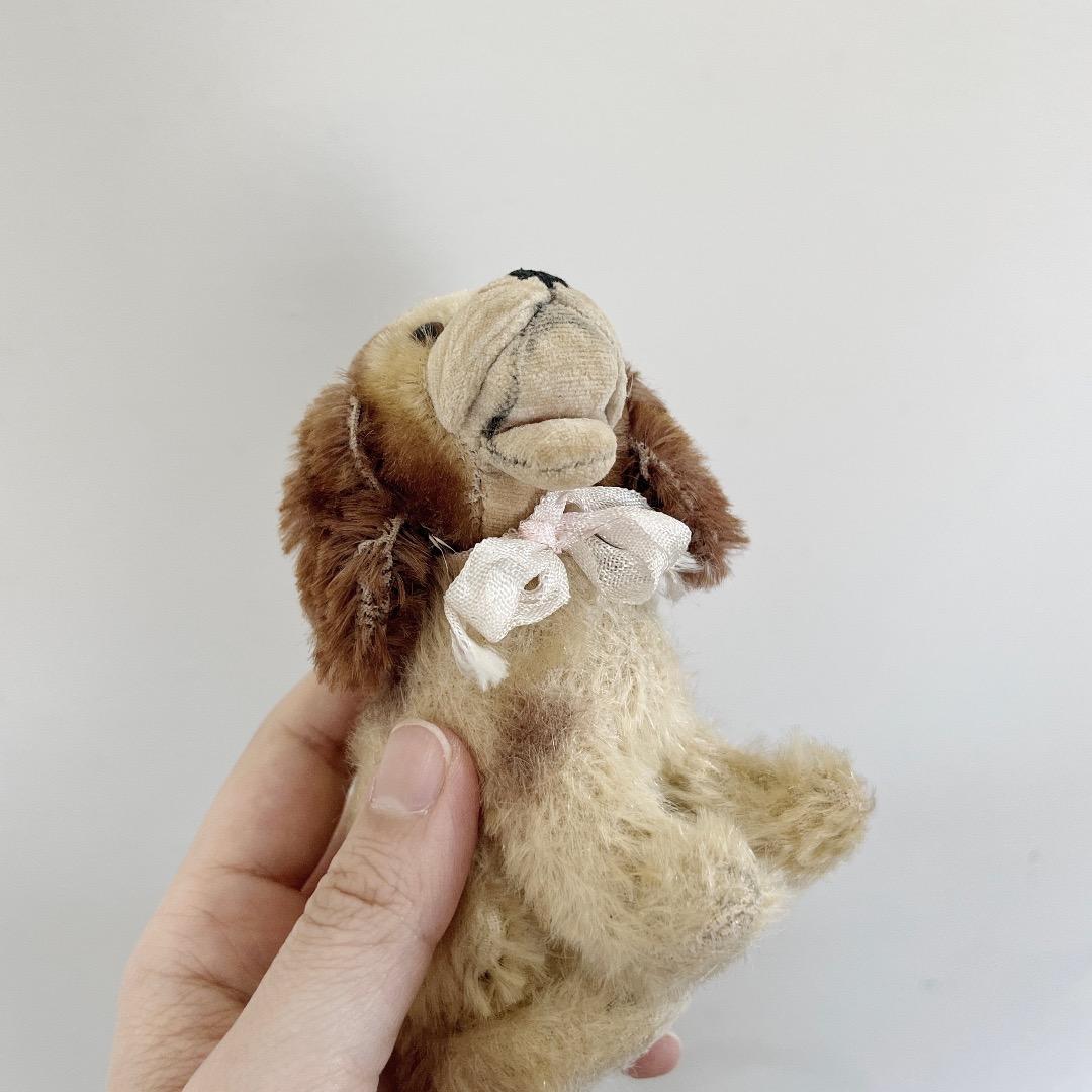ヴィンテージ　シュタイフ　ヨーロッパ　犬　dog ぬいぐるみ　cookie