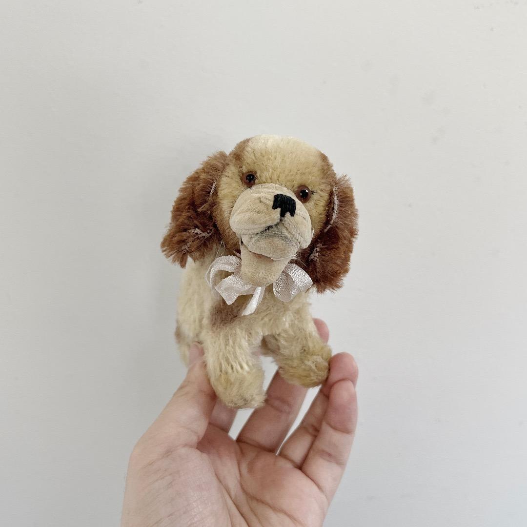 ヴィンテージ　シュタイフ　ヨーロッパ　犬　dog ぬいぐるみ　cookie
