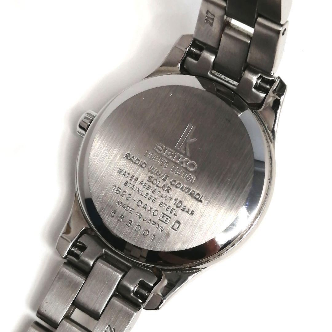 稼働✨ SEIKO　ルキア　時計　4P ダイヤ　サファイヤガラス　デイト　限定