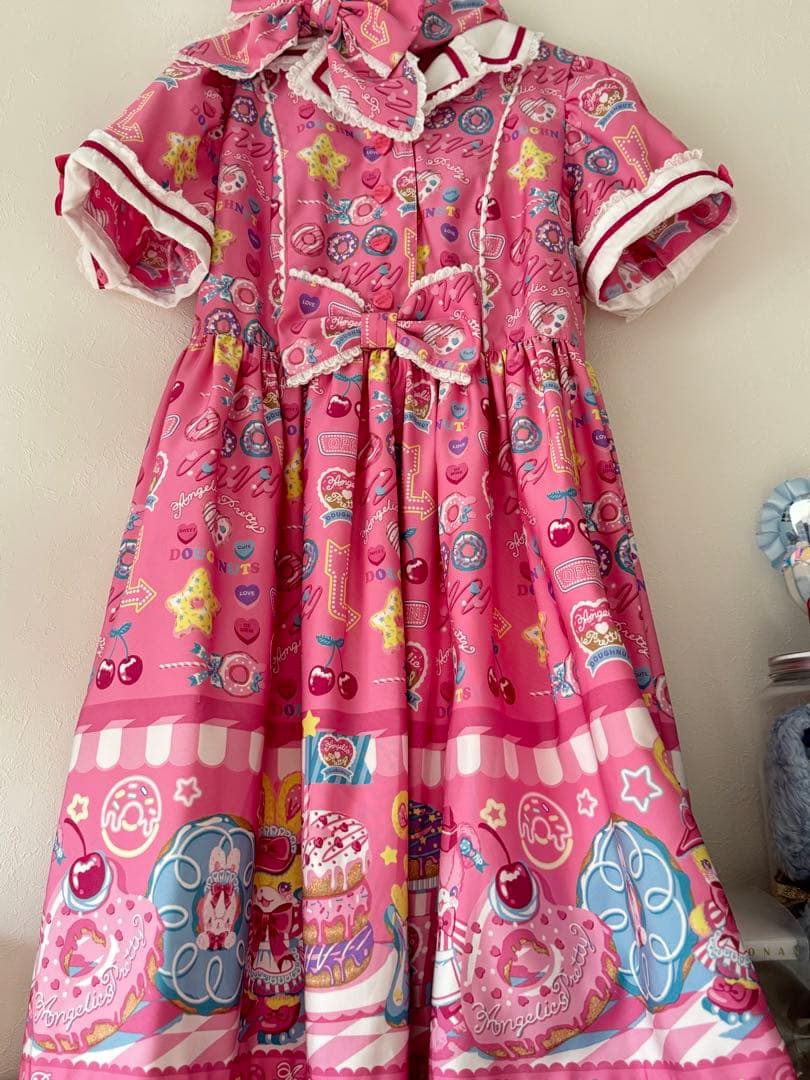 Toy's Donut Diner ワンピース ヘアバンド 濃ピンク