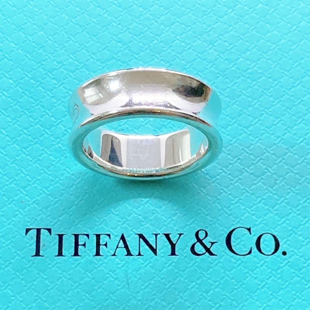 【美品】ティファニー ナロー リング 約11号 925 シルバー 1837