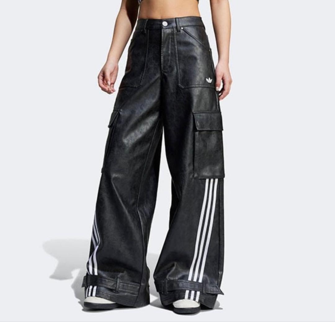 サイズ28】ADILENIUM シーズン 3 ビンテージ フェイクレザーパンツ