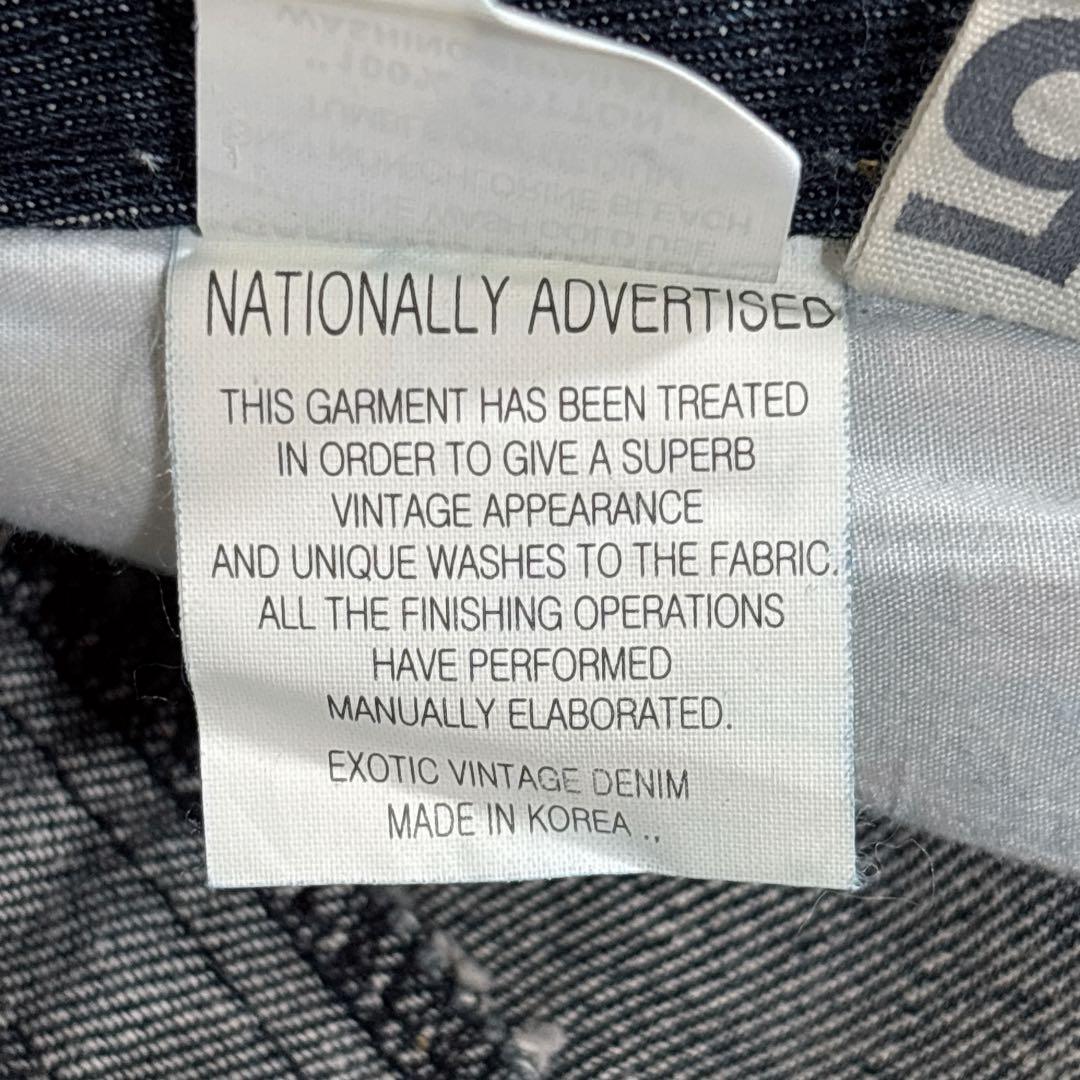 未使用タグ付　archive Lolita jeans flare denim