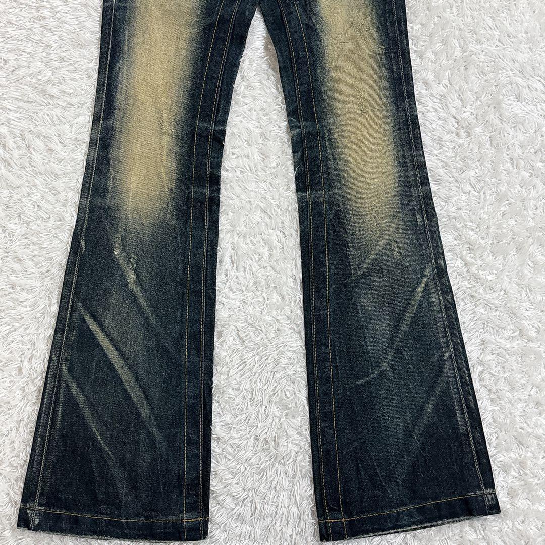未使用タグ付　archive Lolita jeans flare denim