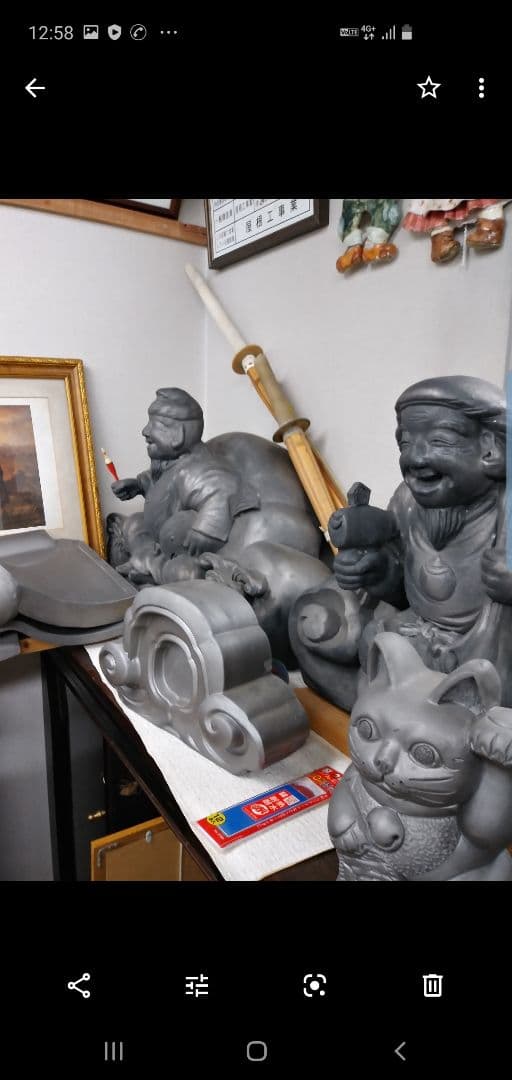 彫り師制作、大黒様、恵比寿様