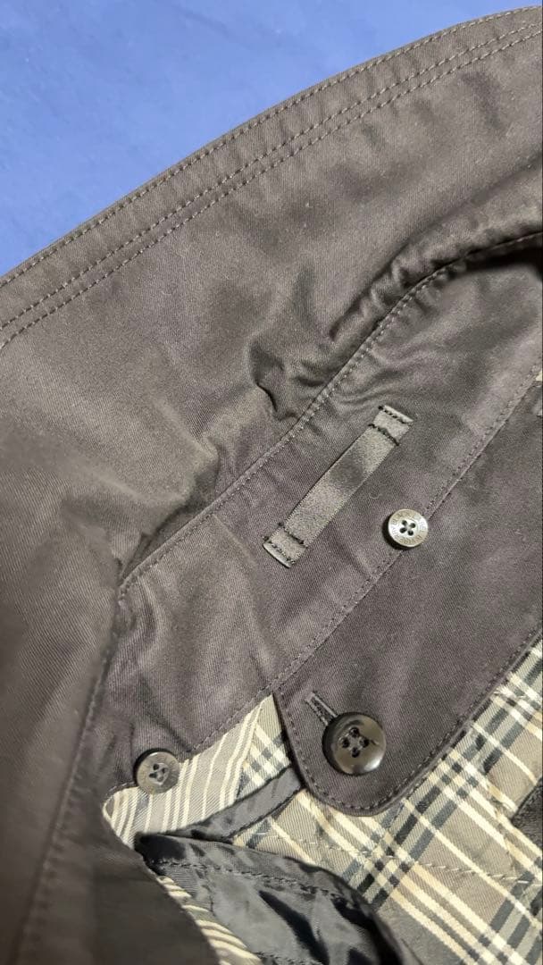 【美品】バーバリーブラックレーベル LL トレンチコート ライナー ブラック 黒