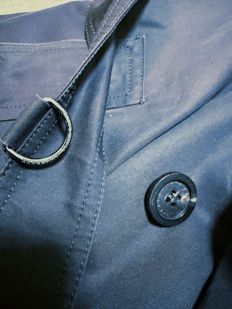 【美品】バーバリーブラックレーベル LL トレンチコート ライナー ブラック 黒