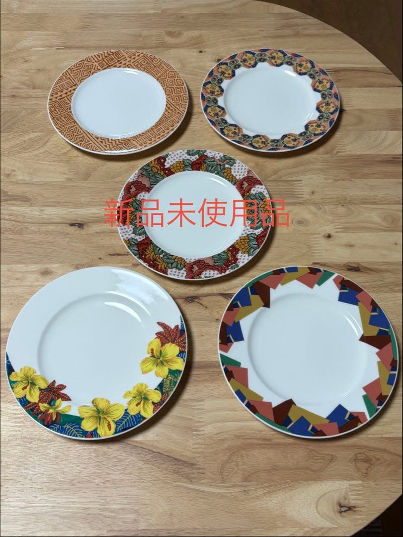 シーホークホテル＆リゾート　五大陸デザインのお皿セット 5枚