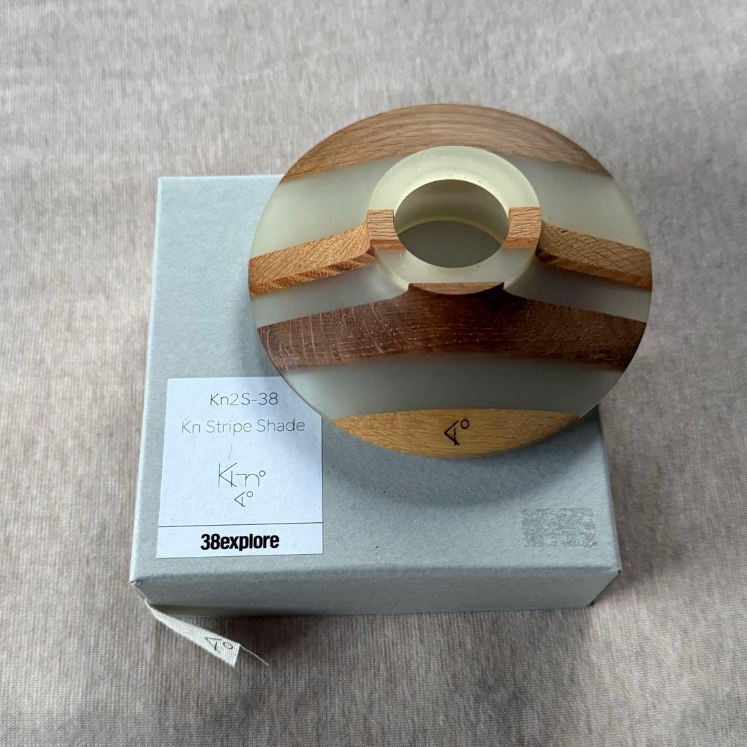 新品 KI-no 38灯 専用 ストライプ シェード クリア ミヤビ キーノ