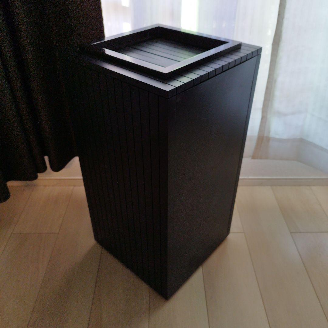 【特価】ZitA SQUARE ブラック ゴミ箱 さくらドーム【ジャンク品】