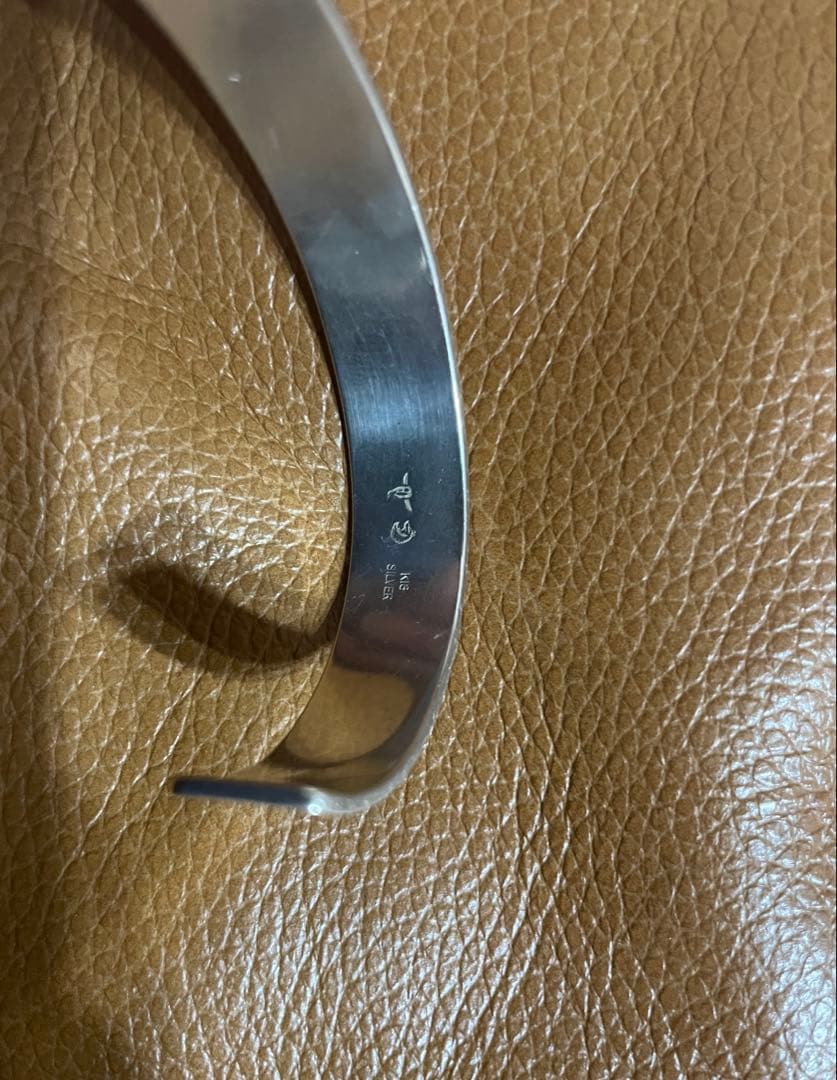 タディアンドキングTADY&KING 平打ちバングル　K18 サイズM