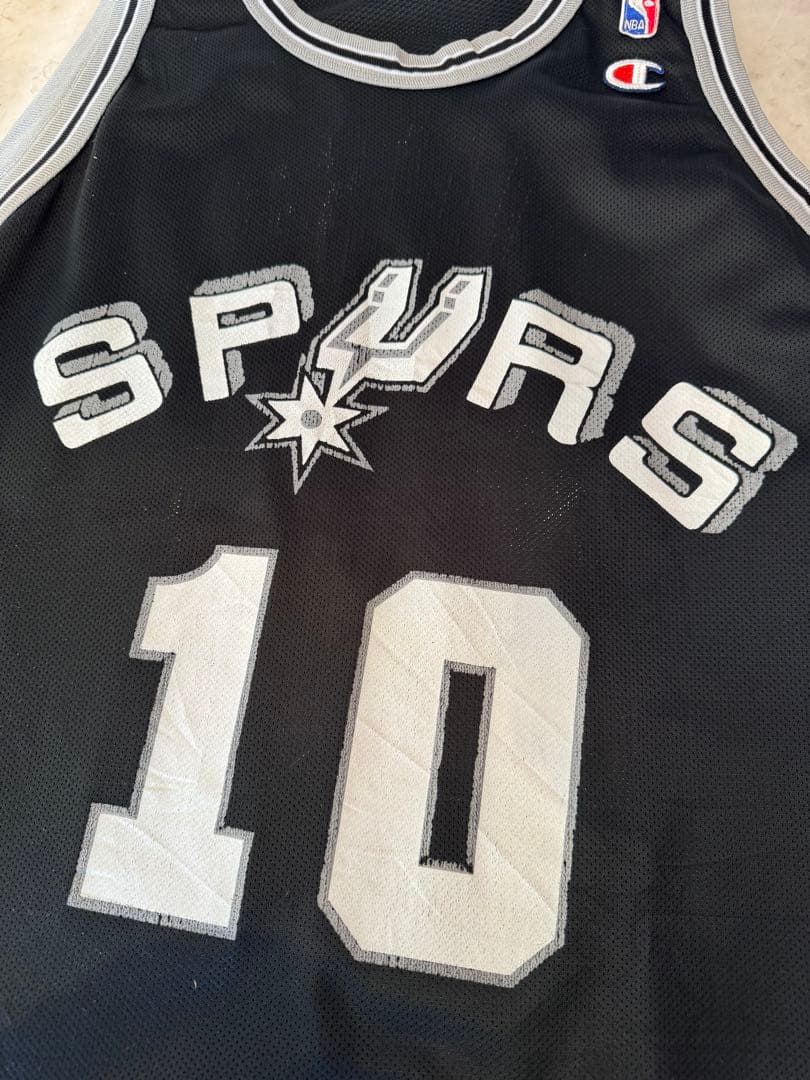 NBA スパーズ ロッドマン Champion製 USA製 サイズ48 黒