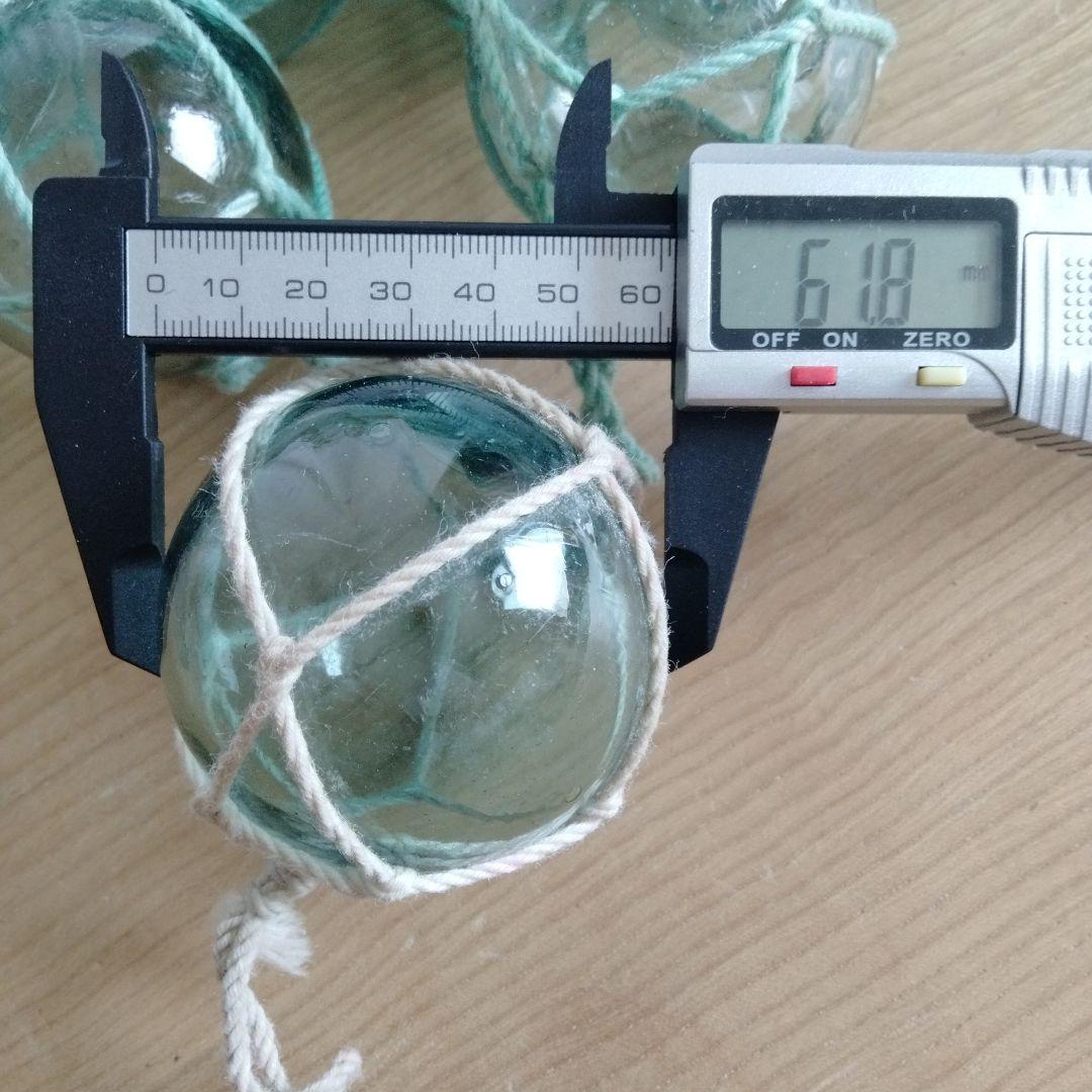 ガラス浮き球　浮き玉　ガラス玉　５０個セット　網紐付き