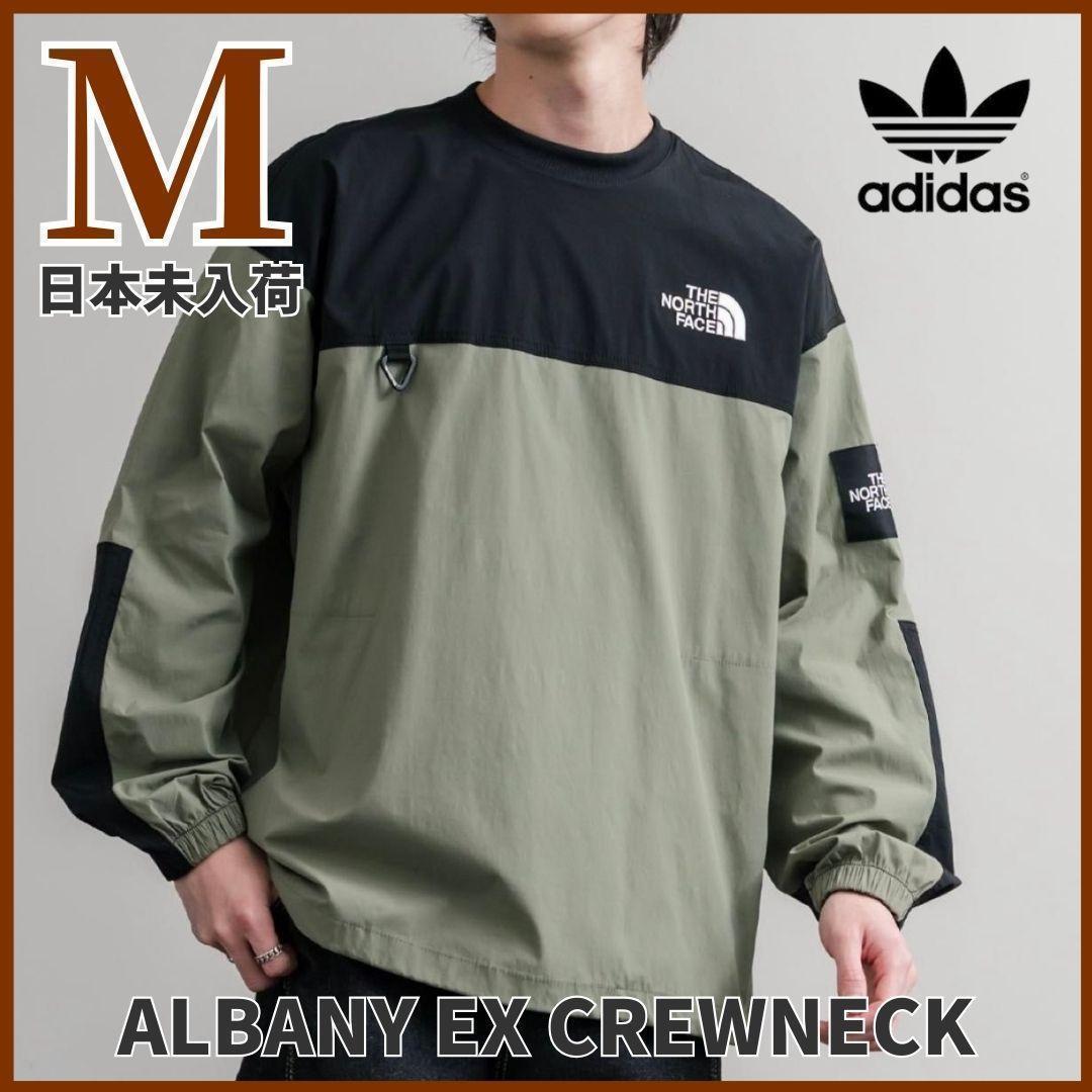 ノースフェイス ALBANY EX CREWNECK ロンT カーキ M 韓国