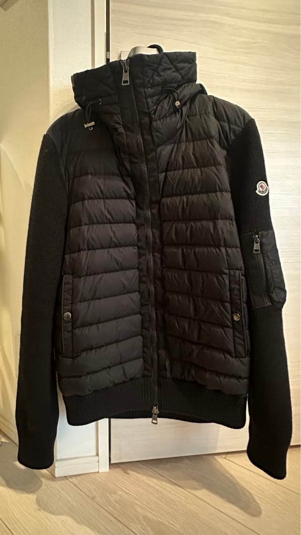 【URAL】モンクレール メンズ カーディガン ブラック L